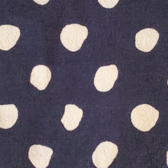 Kate Spade Navy and White Polka Dot A-Line Skirt Size 12 - Picture 2 of 7